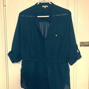 Sheer Teal shirt